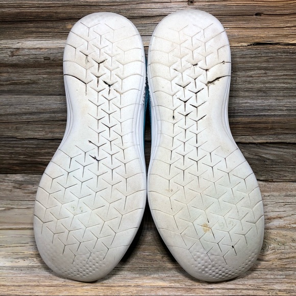 Nike Free Run Distance 2 Blue Athletic Shoes Women - Picture 6 of 7